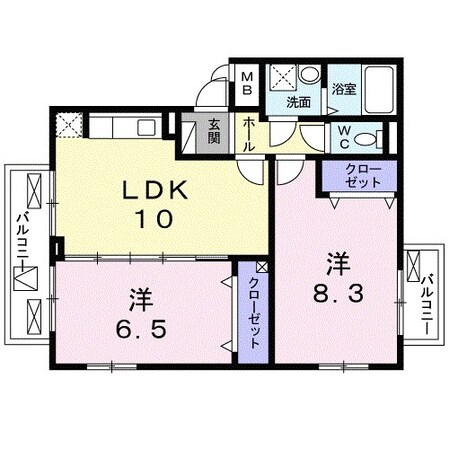 清水駅 徒歩4分 3階の物件間取画像